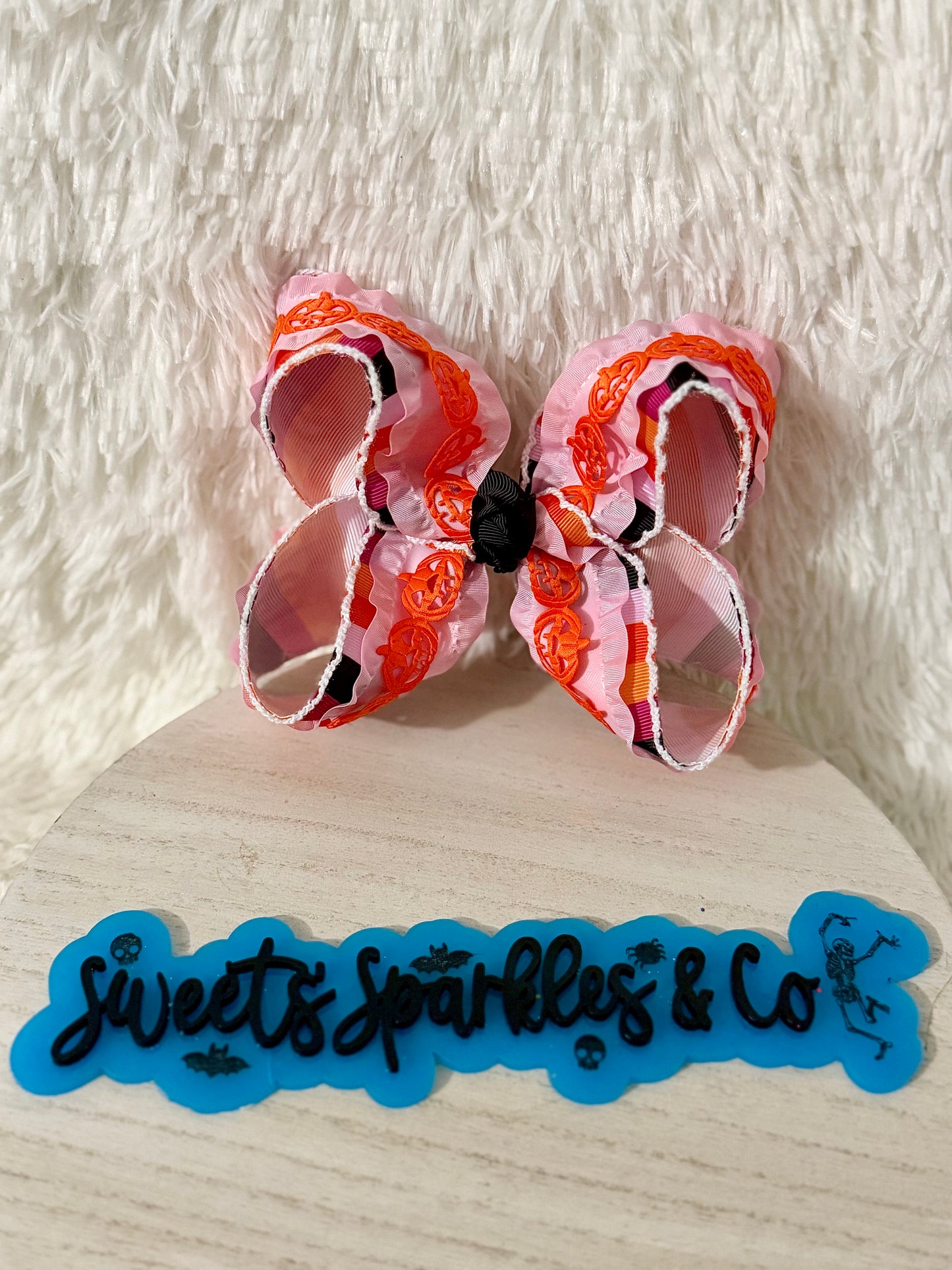 Halloween Ribbon Bows