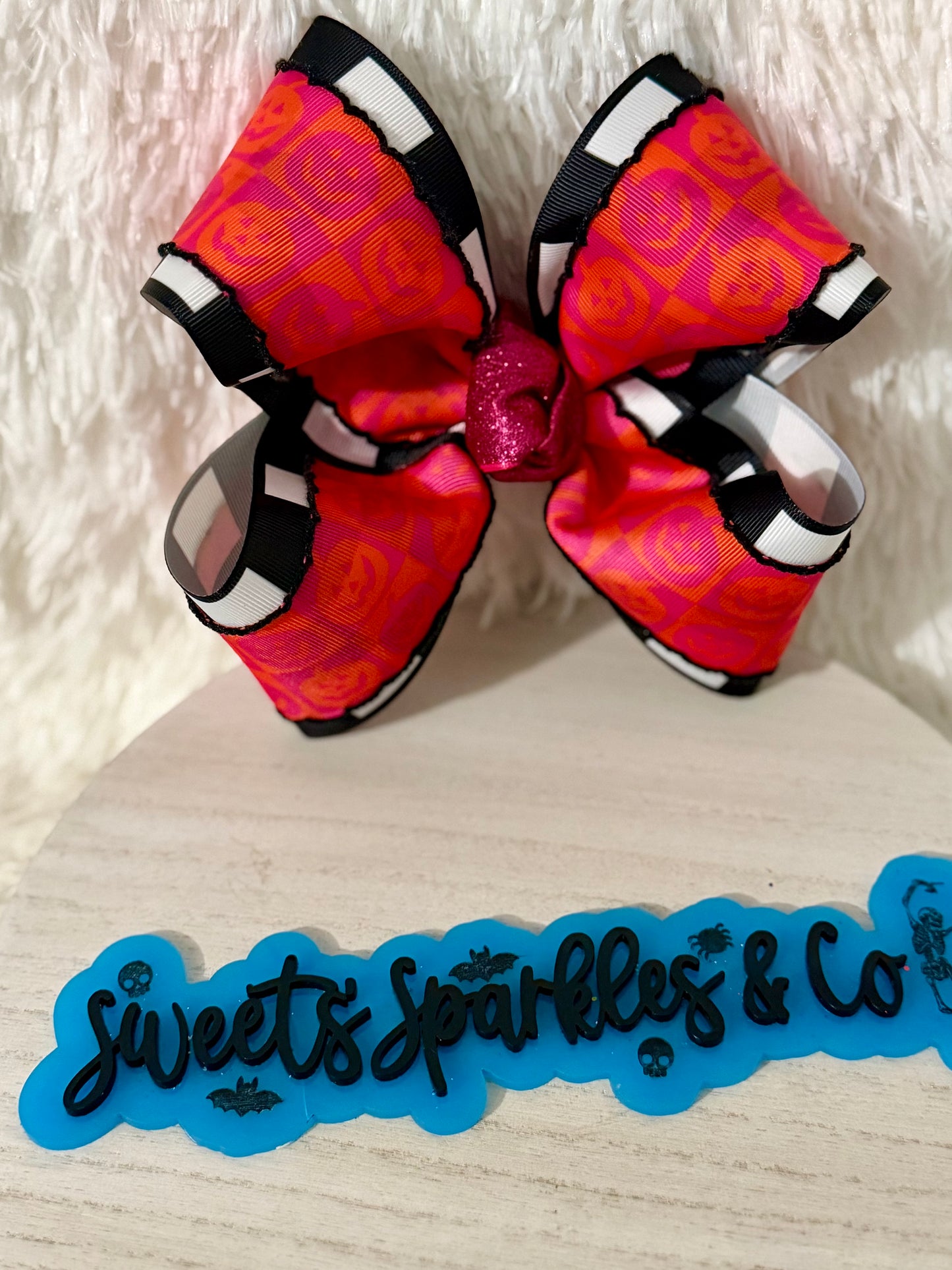 Halloween Ribbon Bows