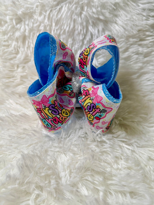 Kinder 4” Ribbon Bow MTO