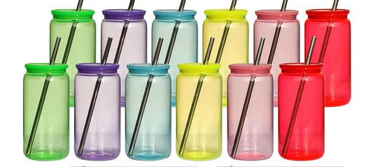 Colored- See Through Plastic Cups